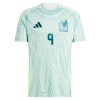 Maillot de Supporter Mexique Raul Jimenez 9 Extérieur 2024 Pour Homme